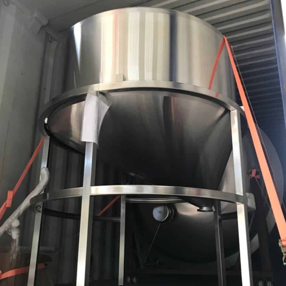 Exciting! The cold side of our Alpha Brew Ops 10 Bbl brewing system has shipped…