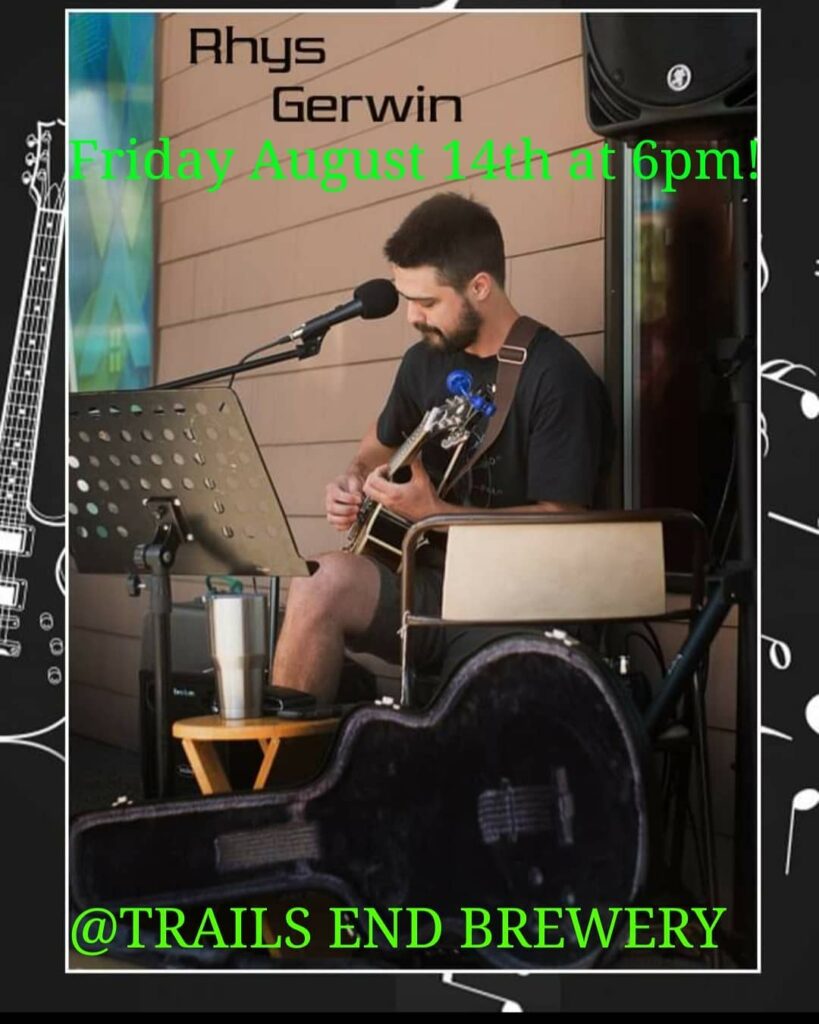 Come hear Rhys Gerwin this Friday August 16th at 6pm! Great music+ great pizza+great…
