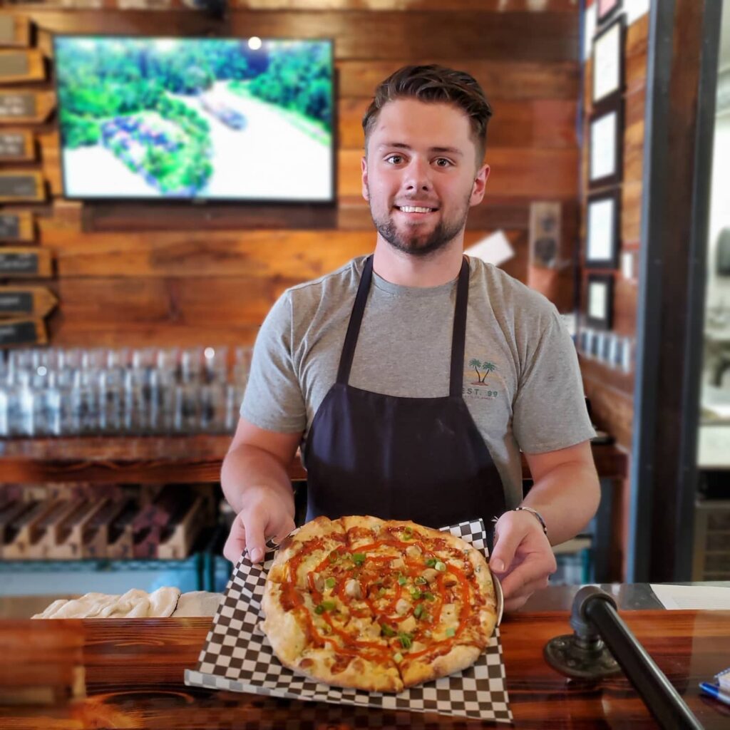 Meet Jeremy, creator of the “J Mac”!? He is 1st up in our TRAIL GUIDE Employee Pizza…