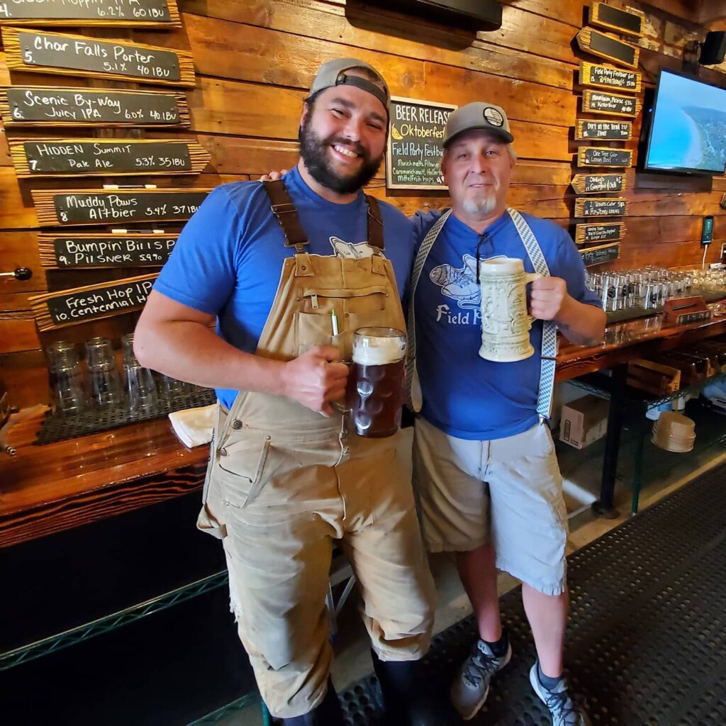 Oktoberfest “FieldParty Festbier” on tap! You can rock one of these shirts like Dann…