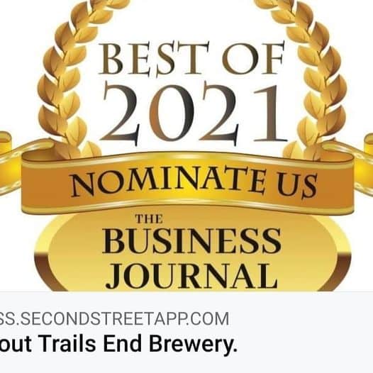 Even to be nominated next to our favorite local breweries is such an honor. Open