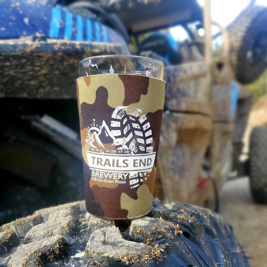 Don’t forget your pint coozie! Black and Camo.