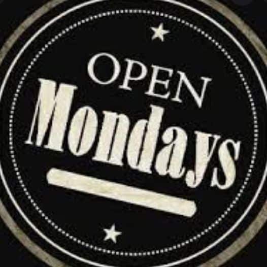 Reminder we are OPEN MONDAYS now.
