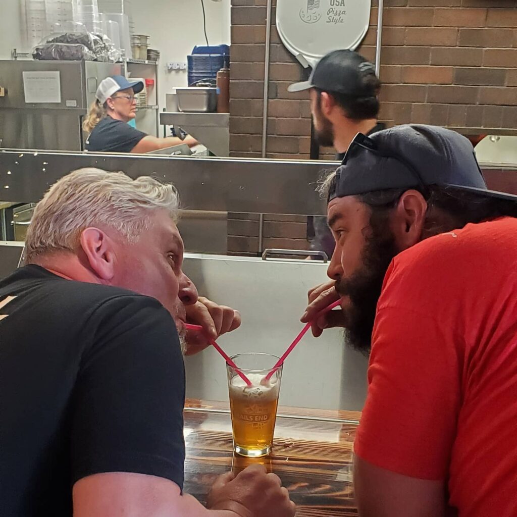 😂 I have no caption 🤣 Head Brewer Danny and Owner Kirk 🍻