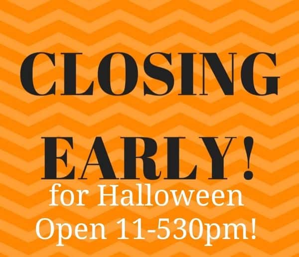 Be safe and enjoy the Littles! 🌙👻🎃  🏈🍕Football will be playing during open hours