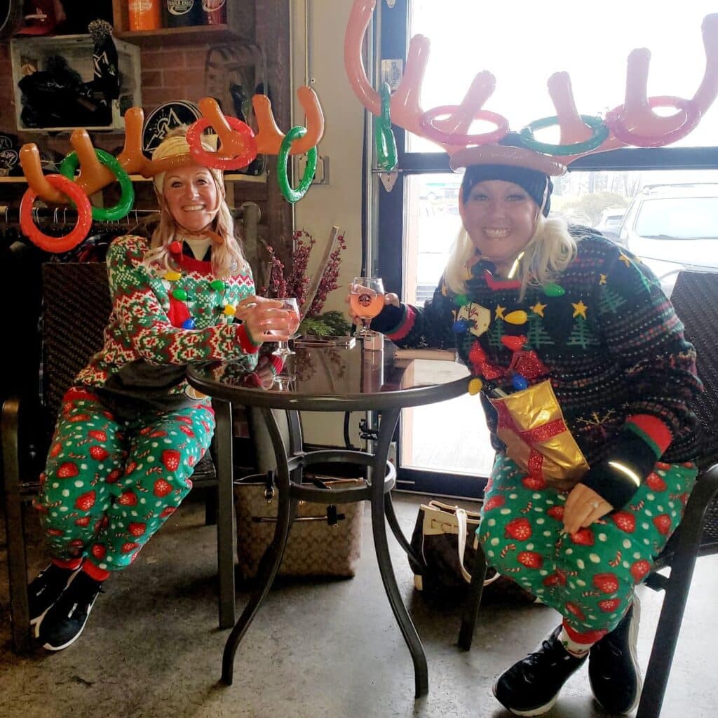 The Trail Maniacs really brought the laughs with their annual Ugly Sweater conte