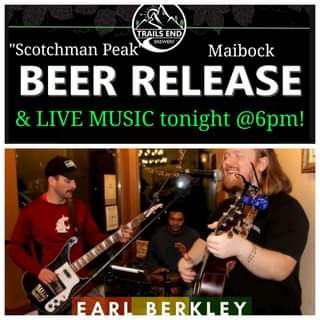 🍺BEER RELEASE🍺 & LIVE MUSIC 6pm  “Scotchman Peak” Maibock