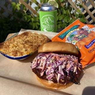 Limited time special. House Pulled Pork Sandwich w/ house cabbage and apple slaw